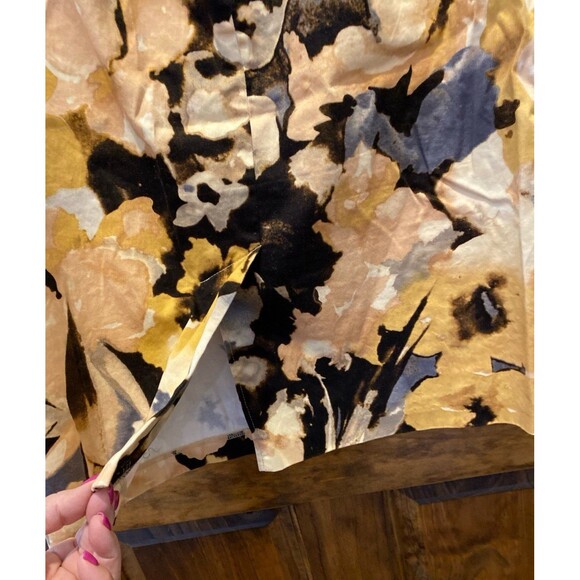 Cato Skirt Size  8 Fitted Zipper Back Belt Loops Kick Pleat Pockets Work Wear - Picture 6 of 10